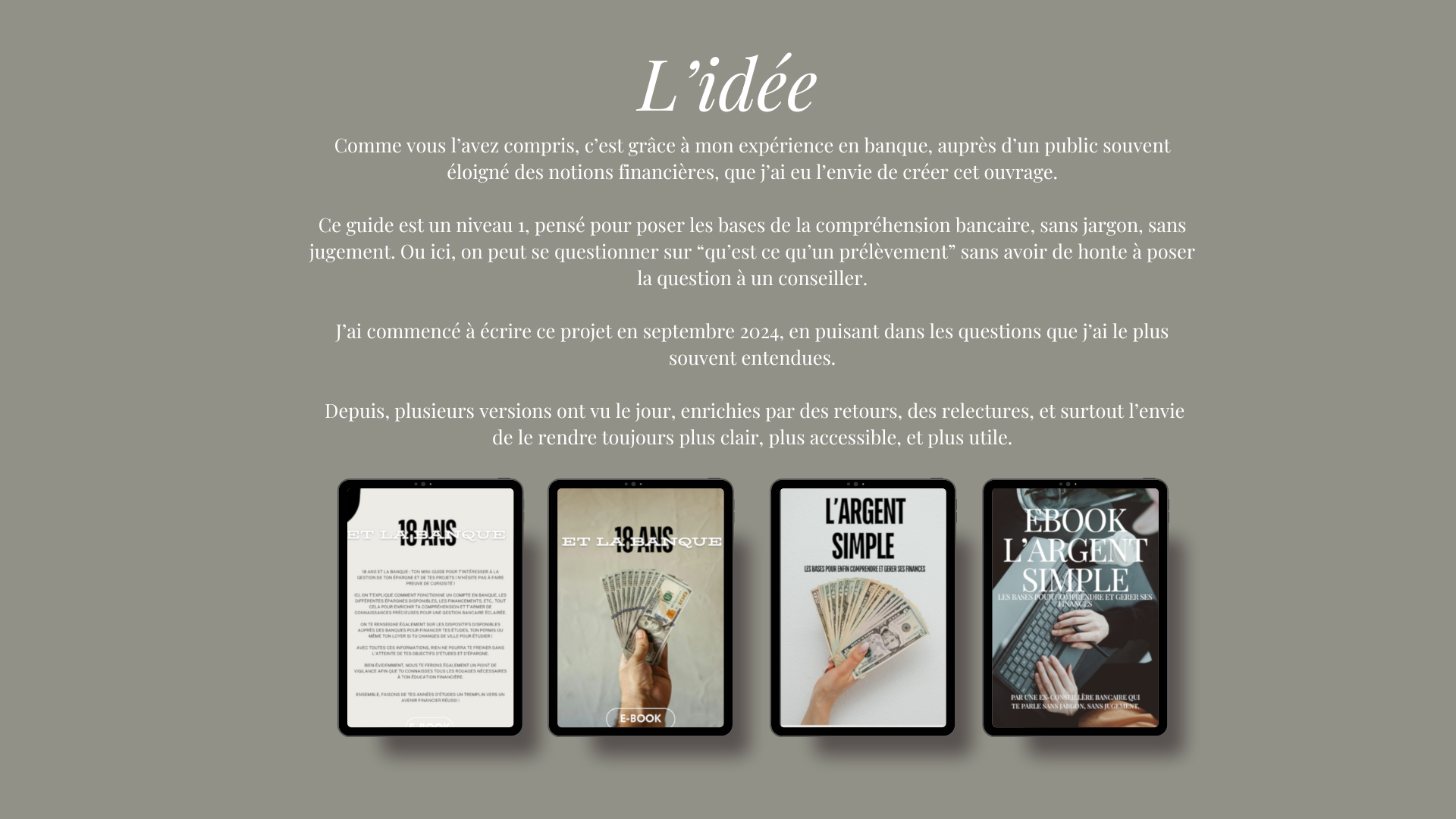 L'argent simple.